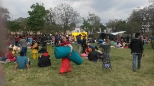Llegan de todas partes del país 
