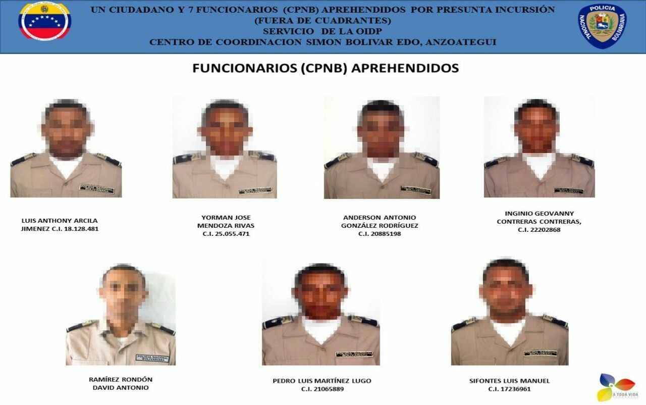 pnb capturados por gorgojo