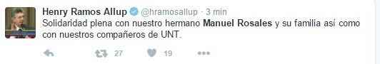 Ramos Allup a Rosales