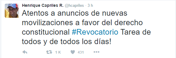 Capriles Revocatorio