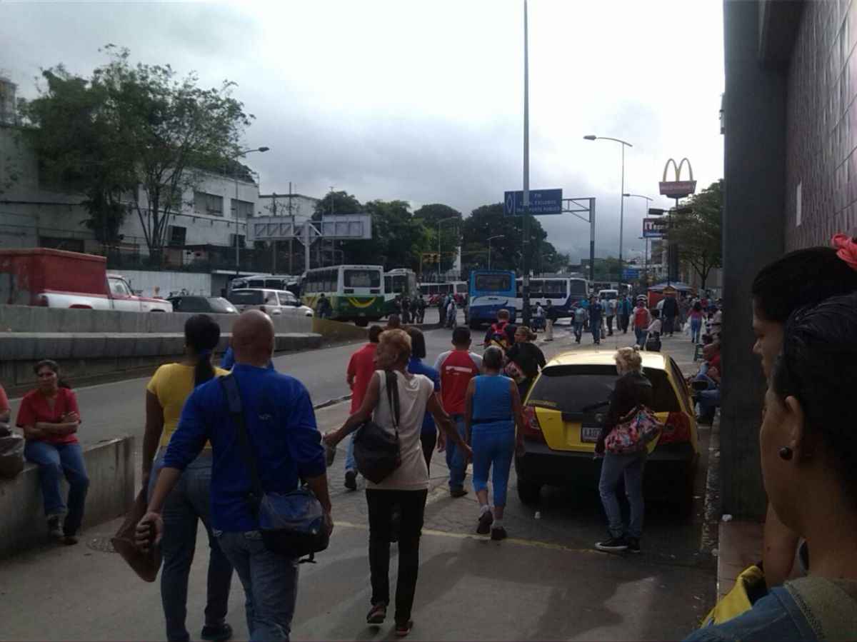 La Yaguara protesta de transportistas