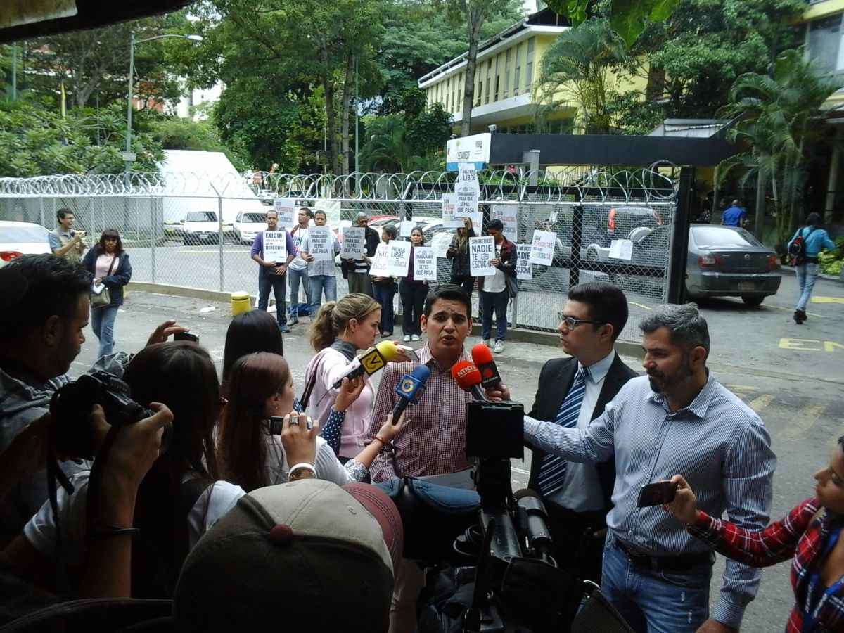 protesta morgue de bello monte periodistas
