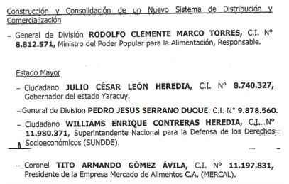 Gaceta donde no se ve el nombre de Serrano