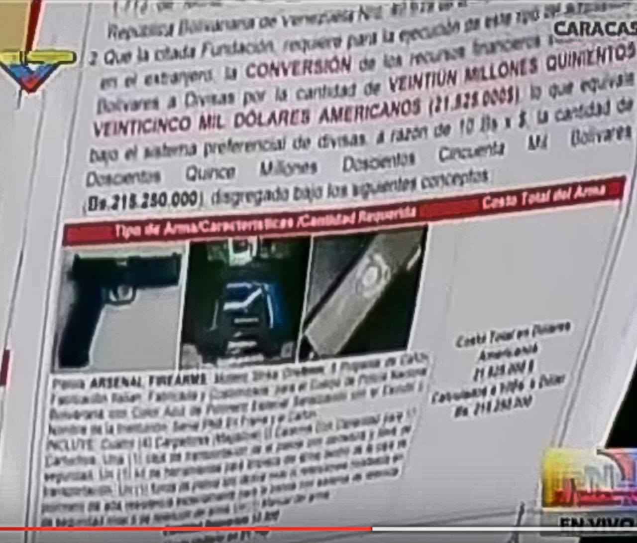 firma nuevas armas en PNB maduro