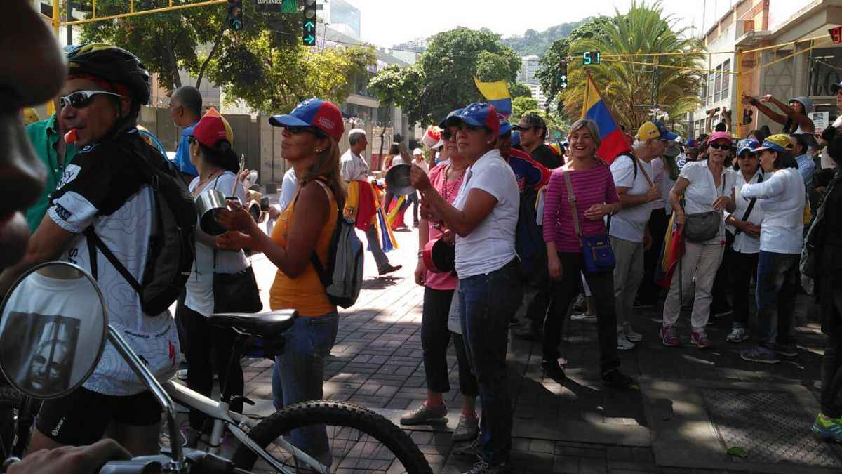 En la Sadel, Las Mercedes, sonaron las cacerolas