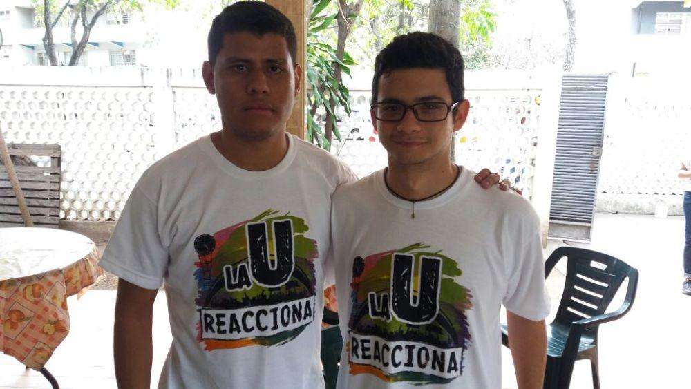 Keyber Guaraco y Carlos Benucci. Candidatos a la presidencia de la FCU por La U Reacciona