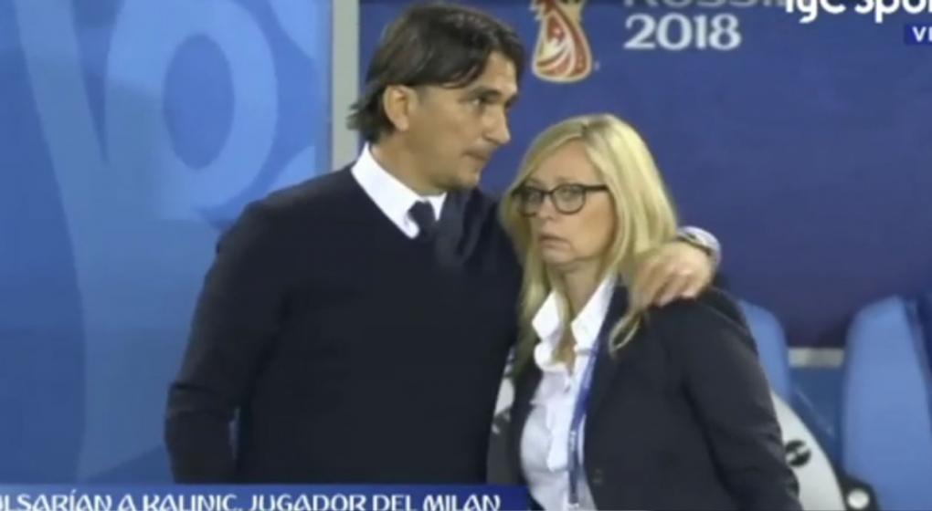 Iva Olivari en el banquillo