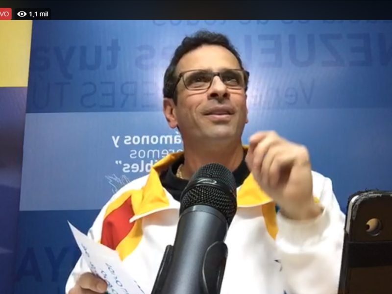 capriles aclara