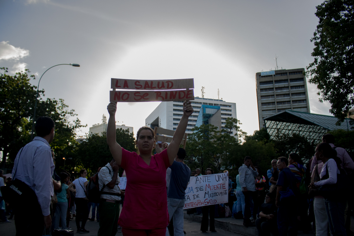 protesta paro de enfermeras