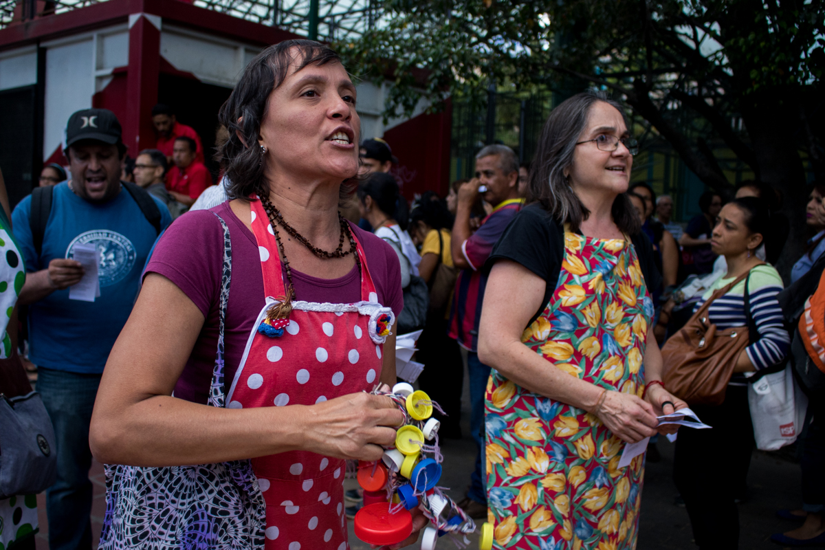 protesta paro de enfermeras