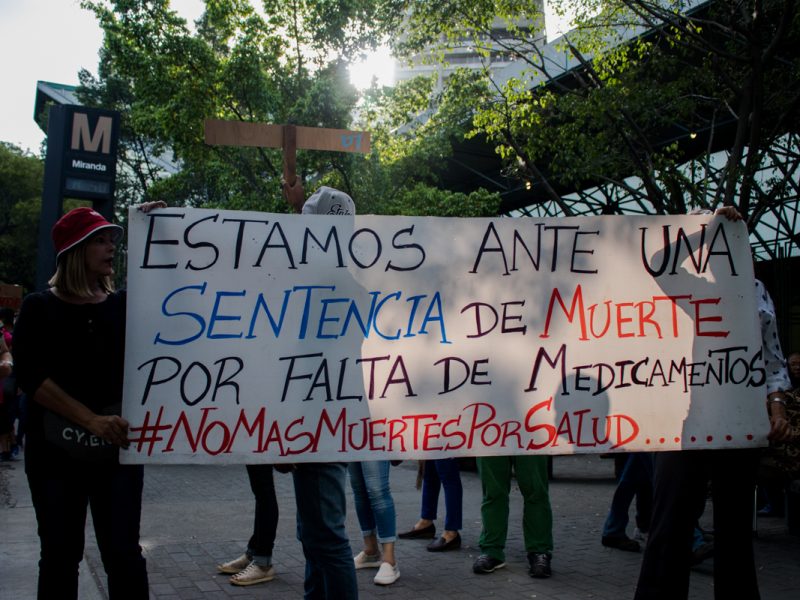 protesta paro de enfermeras