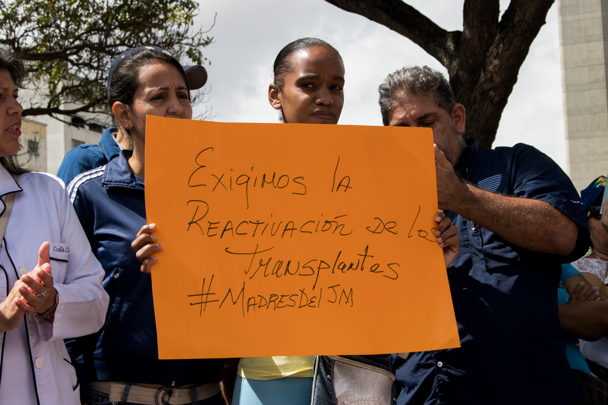 Pacientes crónicos protestaron en caracas