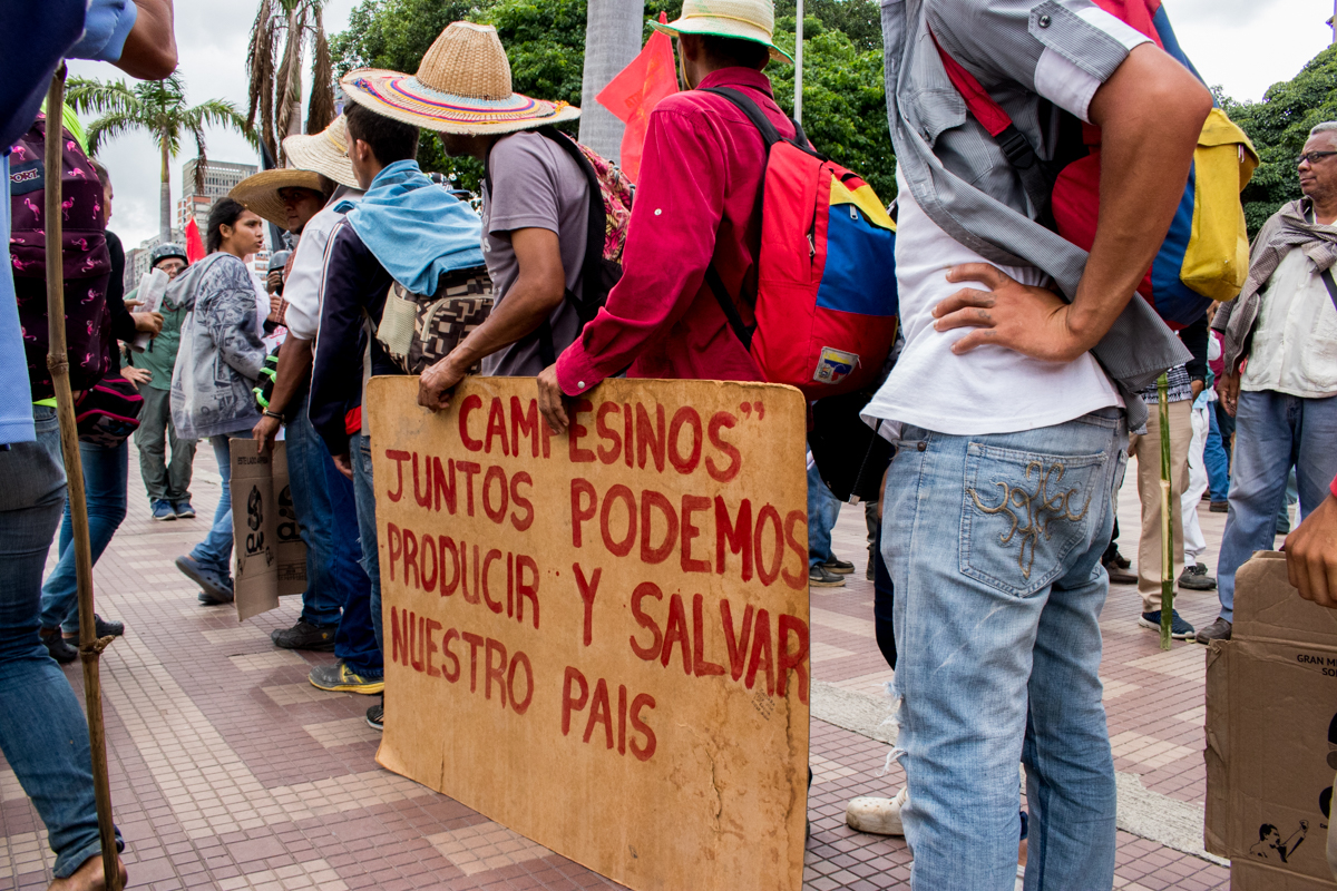 Campesinos en caracas