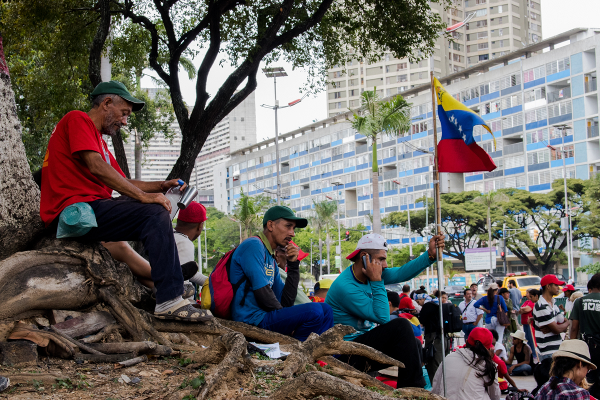 campesinos en caracas