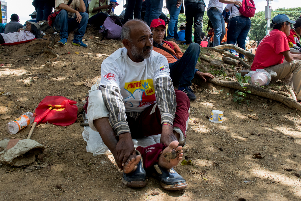 campesinos llegan a Caracas