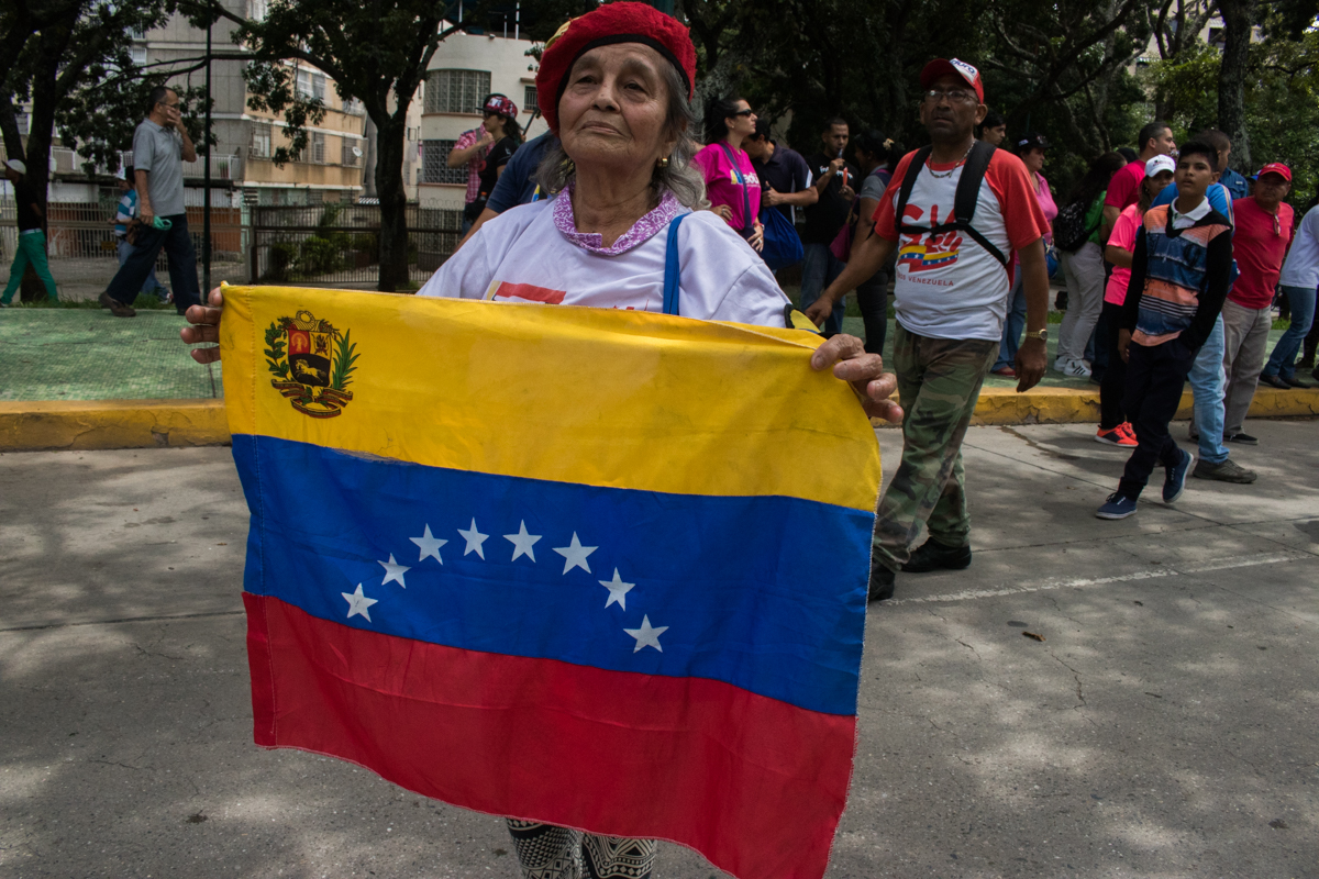 chavistas marcharon 5 de octubre