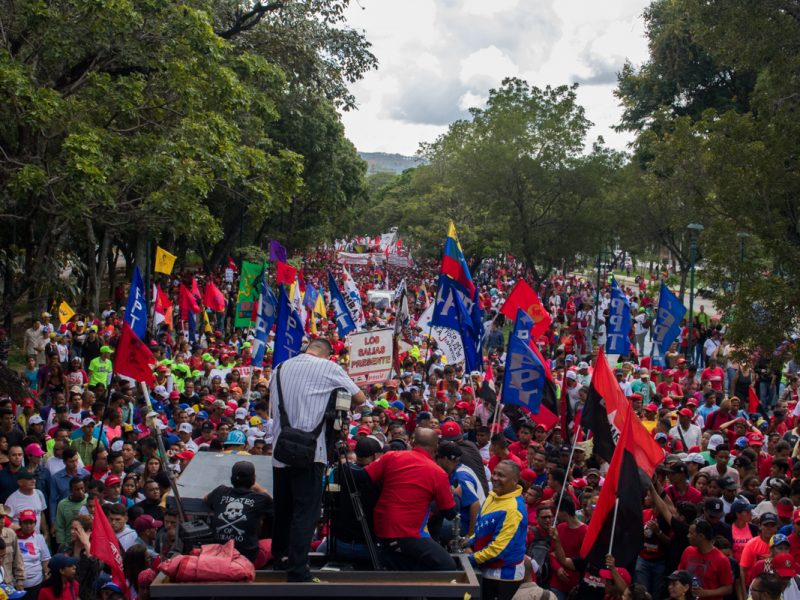 chavistas marcharon 5 de octubre