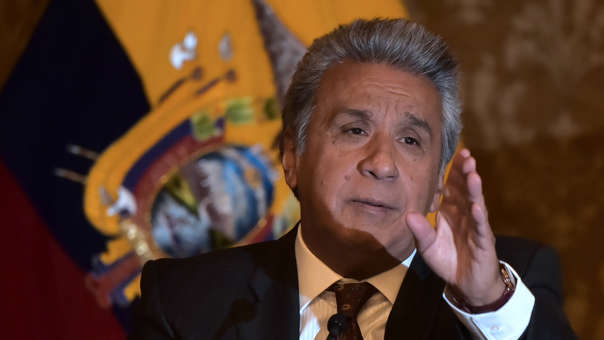 Presidente de Ecuador, Lenín Moreno, de gira en Roma