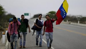 Migrantes venezolanos