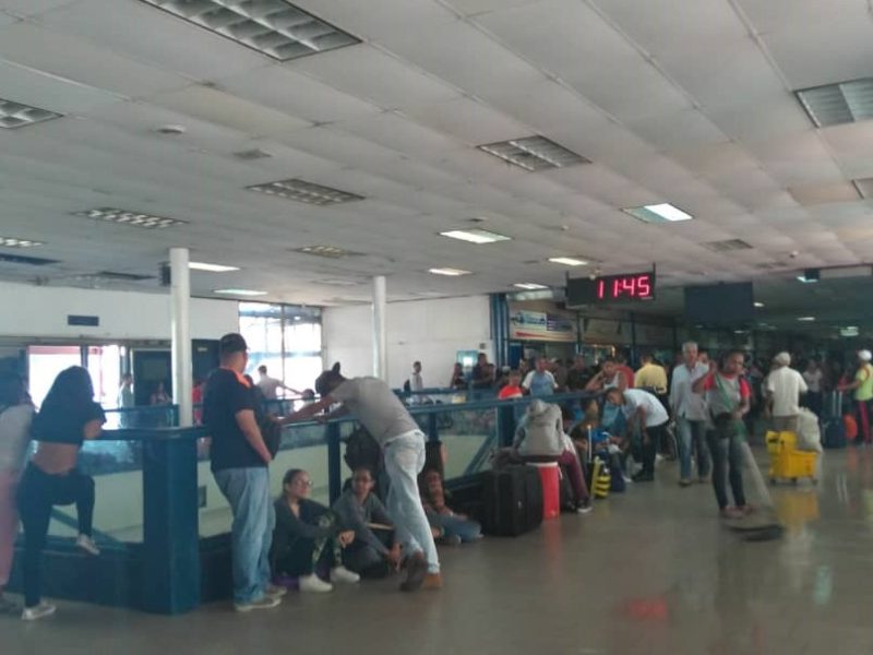 Terminal de la Bandera-DInero en efectivo-3 enero-pasajes