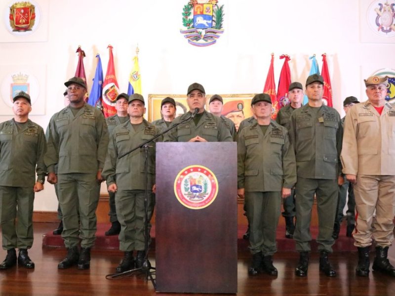 Militares. Padrino López Fanb-Guayana-Grupo de Lima-8ENE