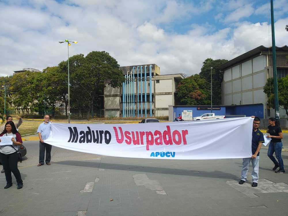 Protesta APUCV APUFAT 18ENE2019