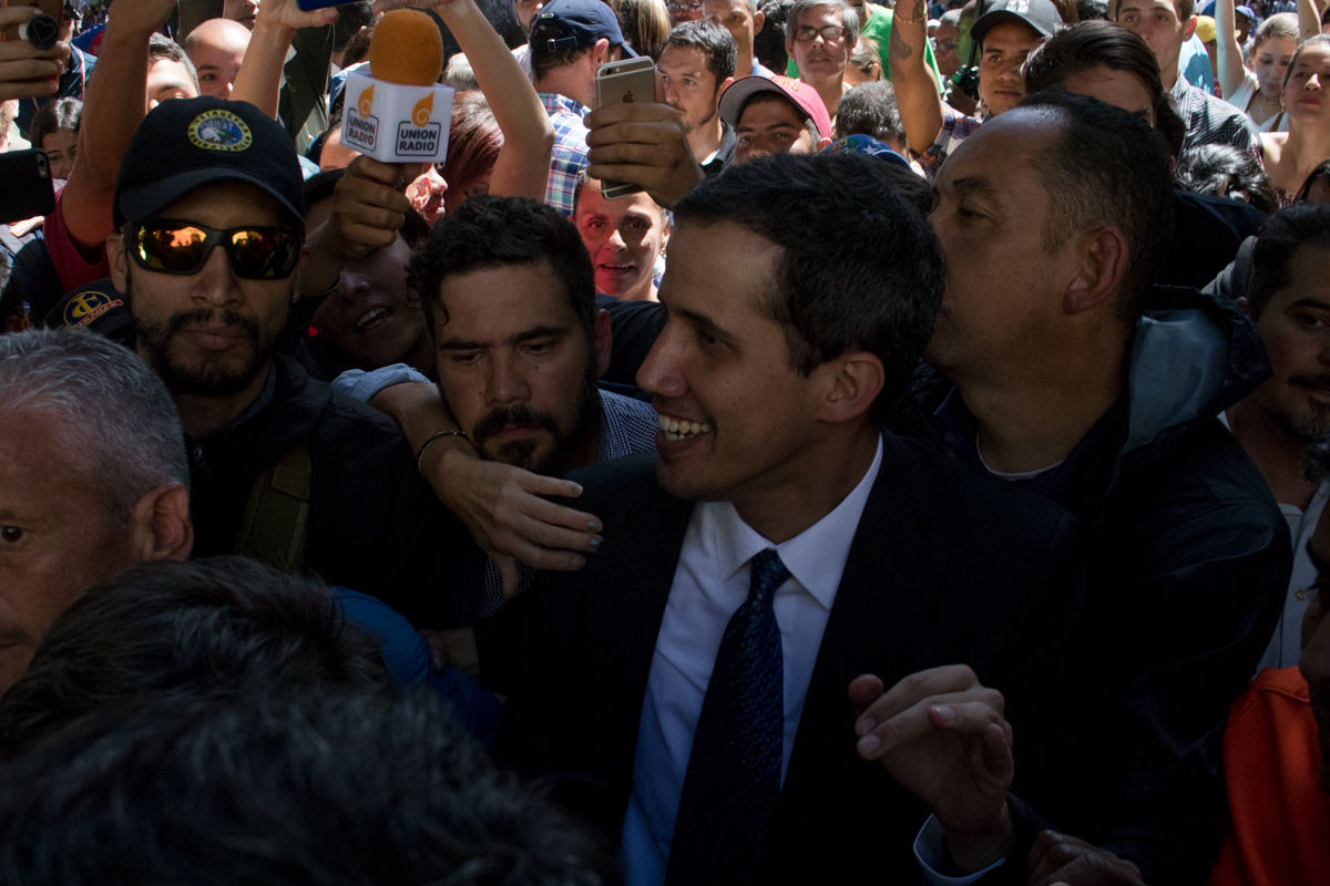 Guaidó y Maduro 25 de enero