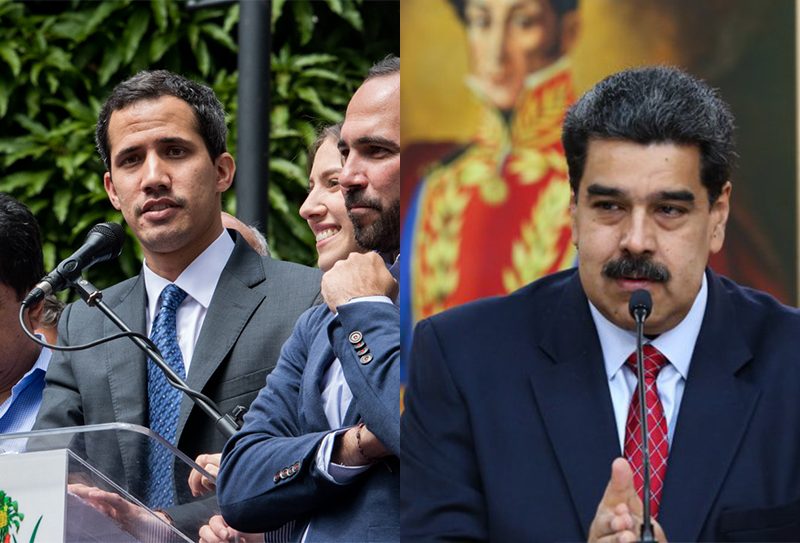 Maduro y Guaidó