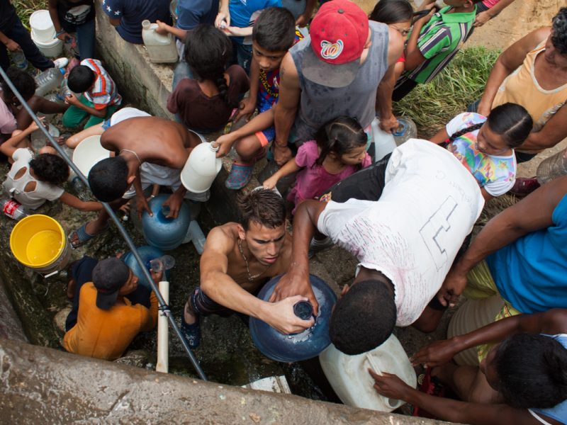 Crisis de agua, caos