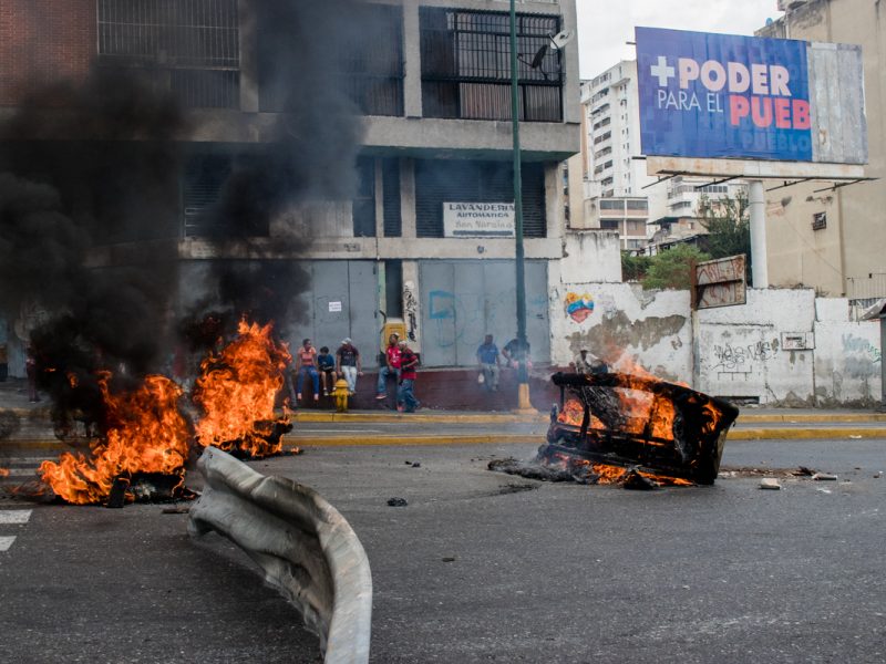 protestan centro de caracas