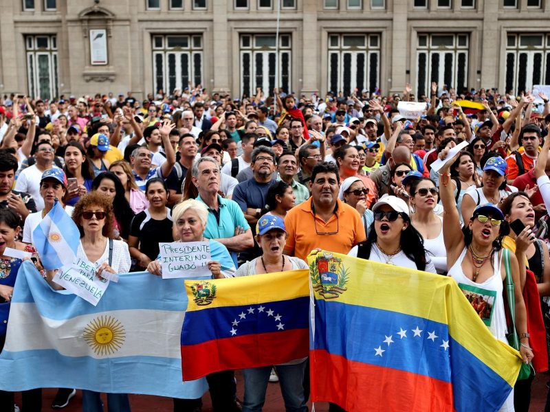 venezolanos en argentina