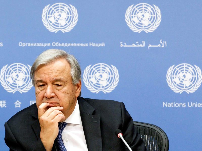 El secretario general de la ONU dijo que hablaría con Venezuela y Colombia para rebajar la tensión entre los dos países