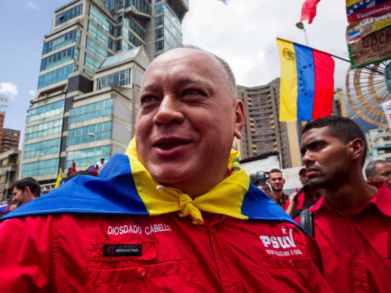 El dirigente del chavismo Diosdado Cabello le dio la bienvenida al diálogo a un sector de la oposición
