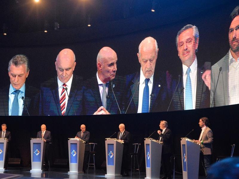 En el debate presidencial argentino se discutió la ruptura con Venezuela