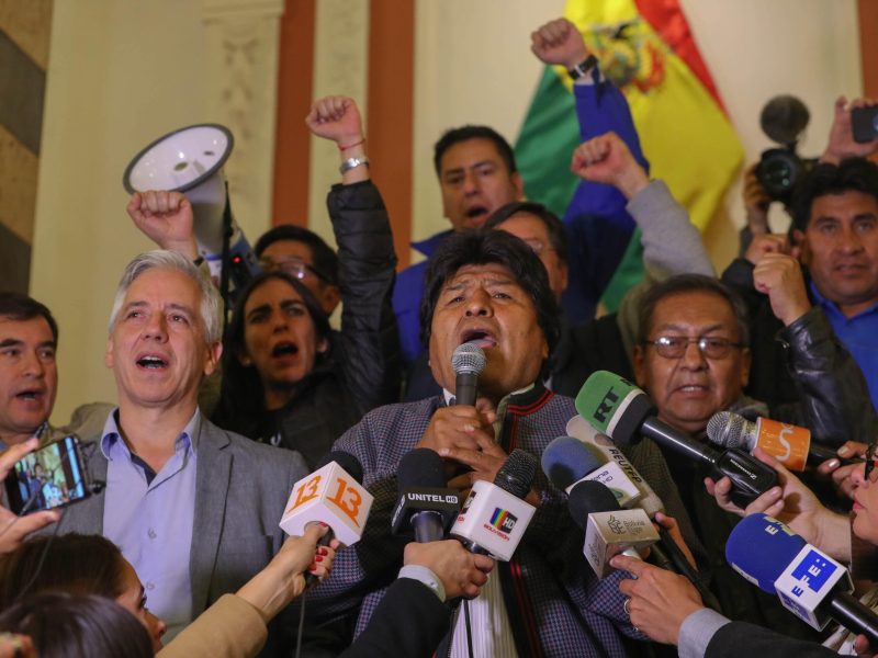 El gobierno boliviano garantizó claridad en resultados de comicios presidenciales