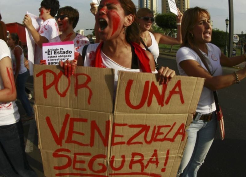La inseguridad es uno de los problemas en Venezuela