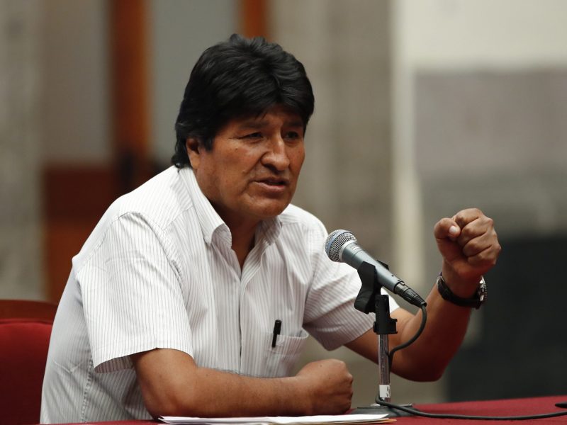 El expresidente de Bolivia, Evo Morales, acusa a la OEA de favorecer un golpe de Estado