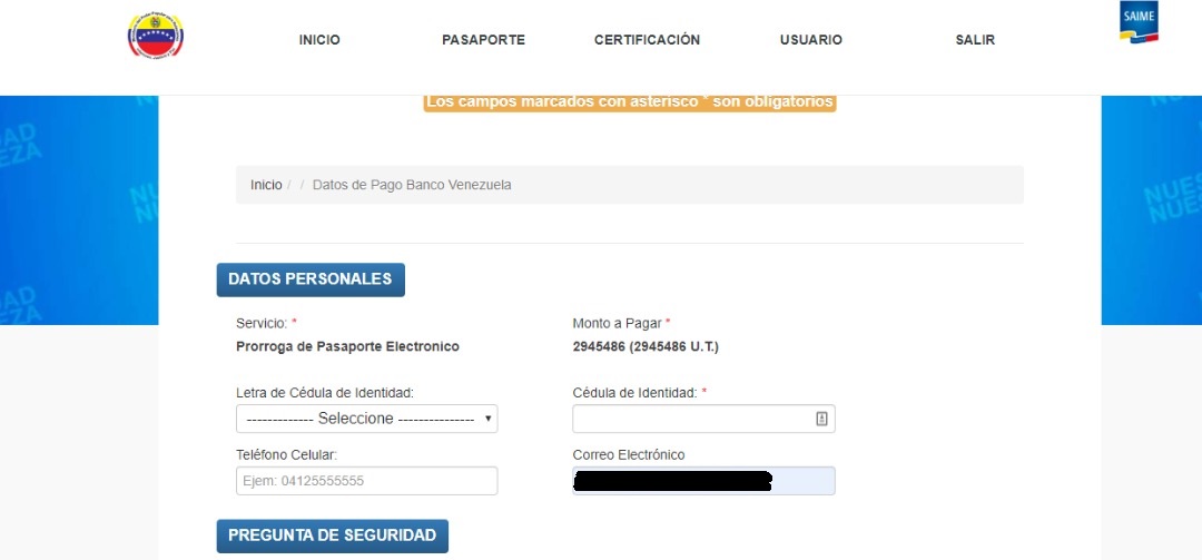pasaporte 