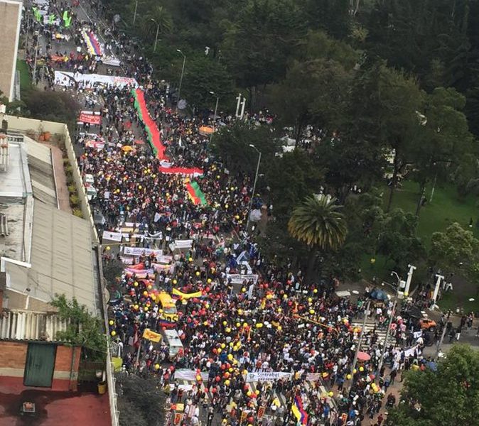 Las protestas en Colombia fueron convocadas para este 21 de noviembre