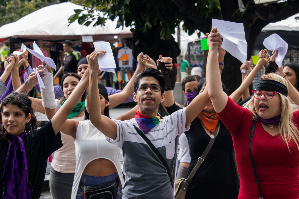 feministas protesta caracas