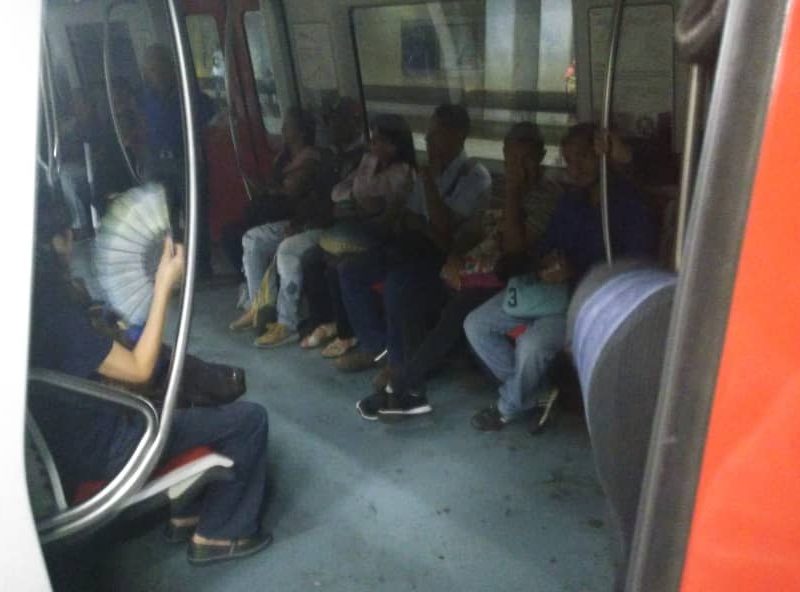 La mañana de este 11 de diciembre se produjo un colapso en el Metro de Caracas