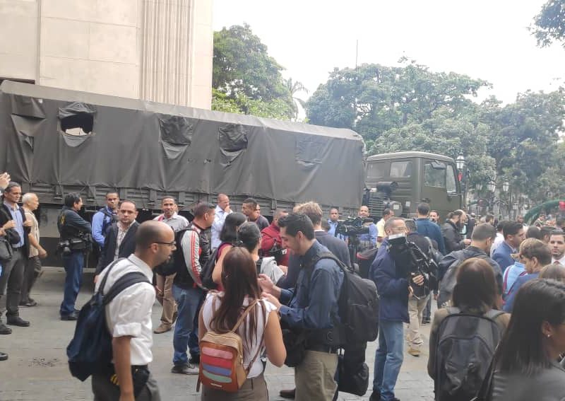 Cuerpos de seguridad niegan acceso a los periodistas a la AN este 5 de enero
