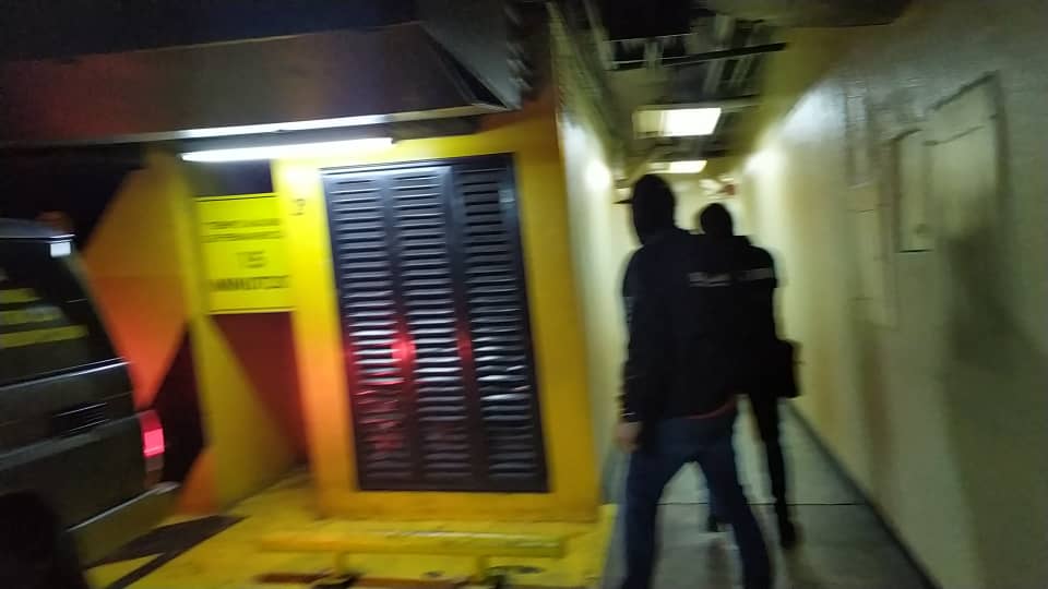 De las oficinas sacaron materiales durante el operativo