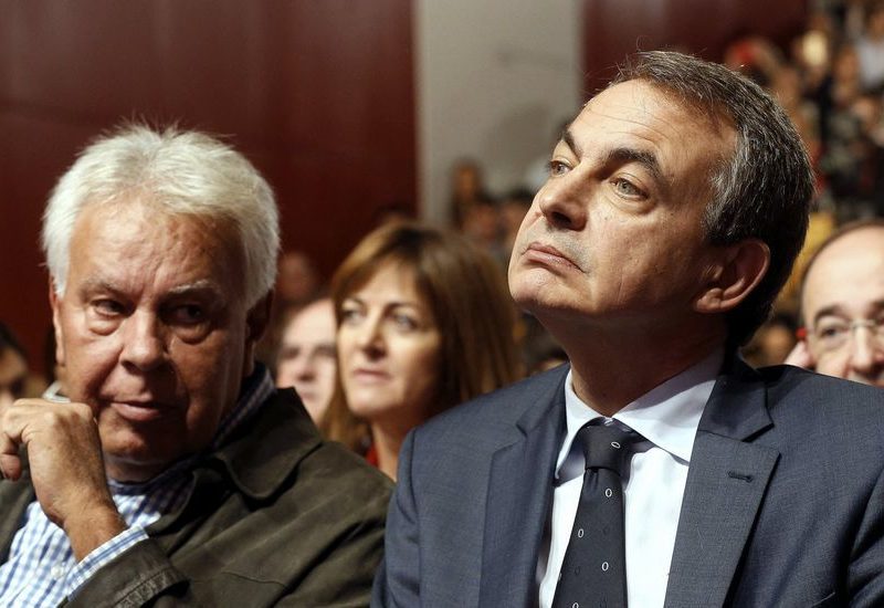 Felipe González y Rodríguez Zapatero enfrentados