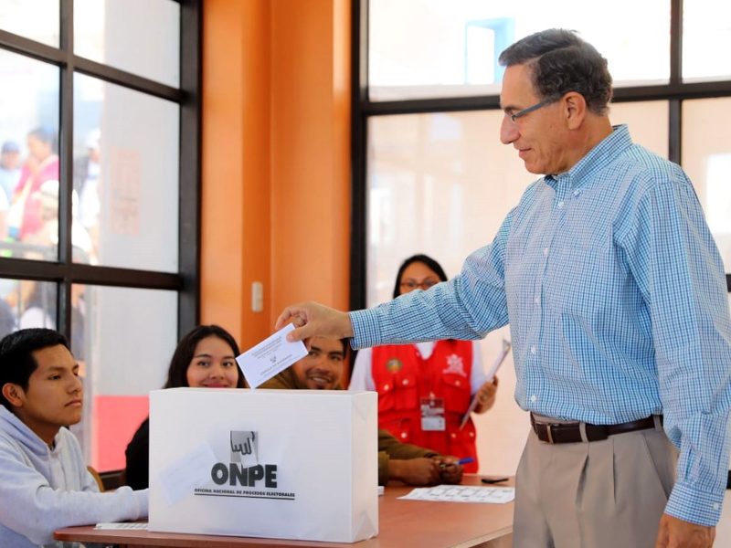 Un total de diez partidos entraron al Congreso de Perú