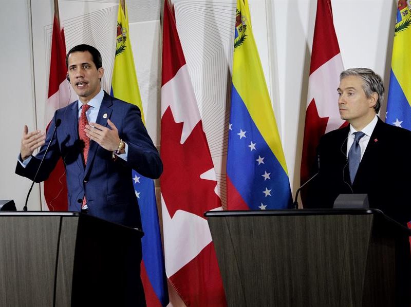 Guaidó en Canadá