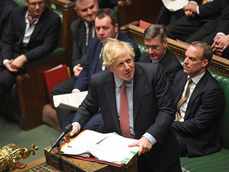 Boris Johnson celebra el comienzo de una nueva era en Reino Unido