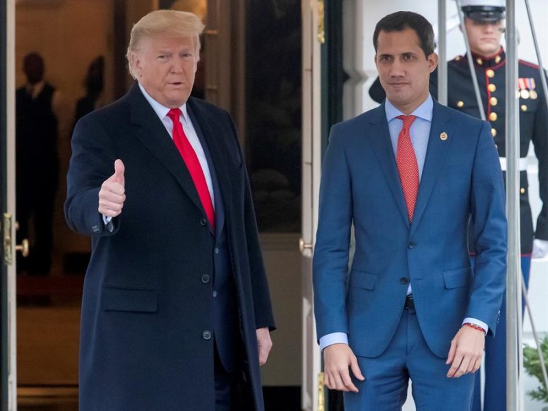 Trump recibe a Guaidó en la Casa Blanca