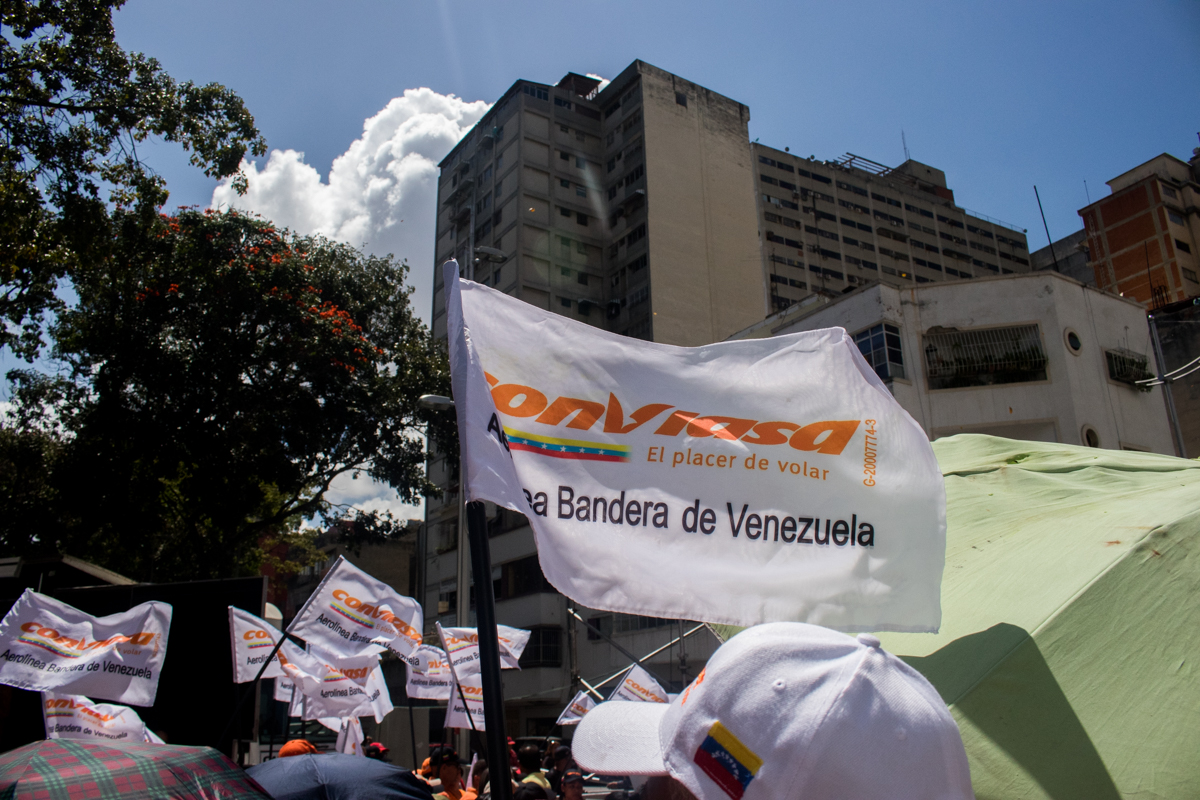 marcha chavista conviasa
