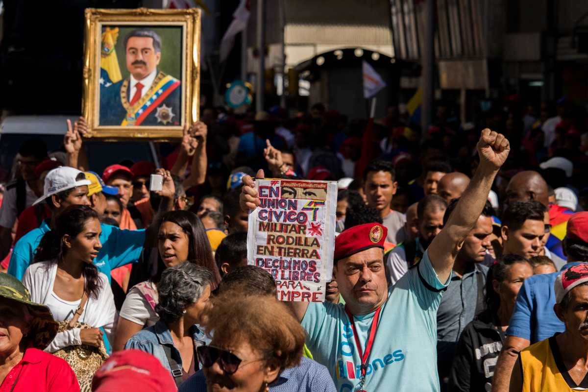 marcha conviasa chavista